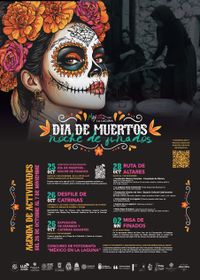 Cartel D&iacute;a de Muertos