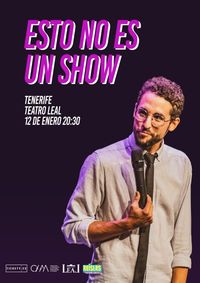 El Teatro Leal acoge el espectáculo de ‘stand up comedy’ de Galder Varas